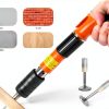 Concrete Nail Gun Kit with 220pcs Nails, Steel Nail Gun, Manual Nail Gun for Concrete, Portable Woodworking Decoration Concrete Nailer Gun, Nail Shooter Gun-3