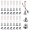 M8 Screw Nails HuiPiaoUS 100pcs Galvanized Steel for Concrete Wood-0