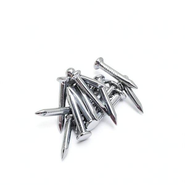 Hordion 100pcs Hardware Nails 0.79in Carbon Steel Masonry for Concrete-3