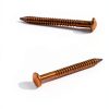 Solid Copper Nails 100 Pack 1.25" Rosehead by The Metal Peddler-1