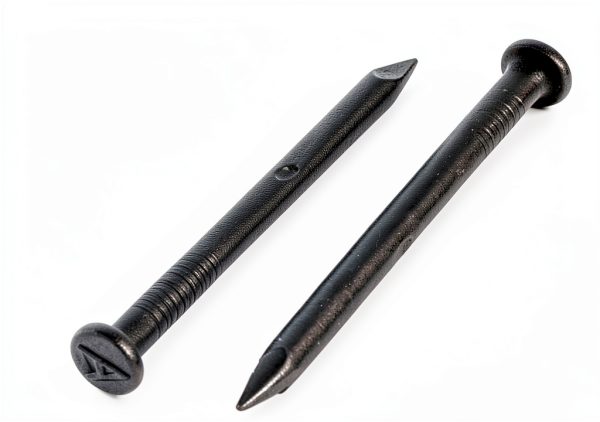 Hardware Nails uxcell 1.5" Carbon Steel Tip Nail Black 50pcs-1