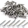 Hordion 100pcs Hardware Nails 0.79in Carbon Steel Masonry for Concrete-2