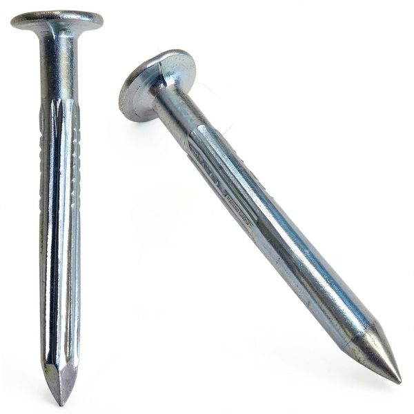1.5" - Masonry Nails -Hardened Steel - Fluted shaft - 1lb-1