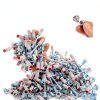 M8 Screw Nut Nails 200PCS Aotuse 42mm Galvanized Masonry Nails-3