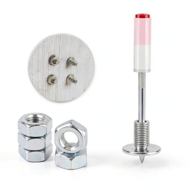 M8 Screw Nails HuiPiaoUS 100pcs Galvanized Steel for Concrete Wood-1