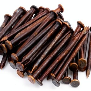 Hardware Nails uxcell 1.5" Carbon Steel Tip Nail Black 50pcs-0