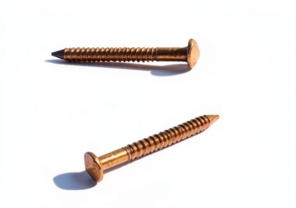 Solid Copper Nails 100 Pack 1.25" Rosehead by The Metal Peddler-0