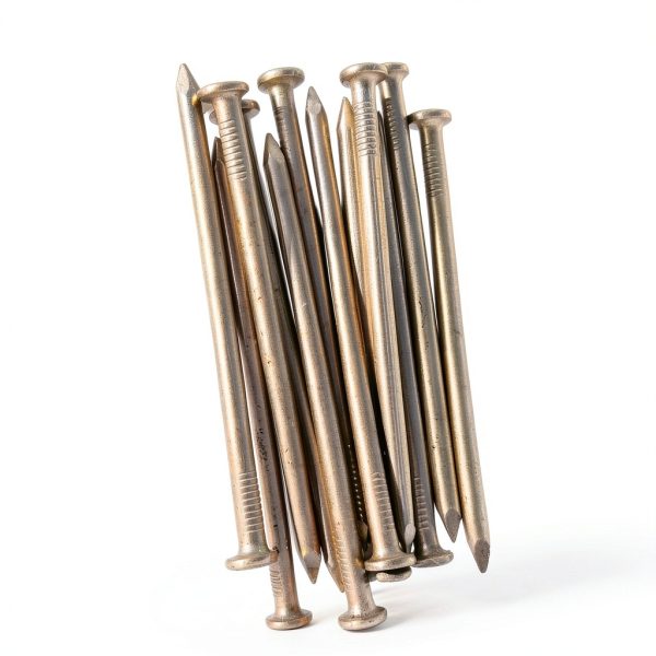 Dubbs Hardware 12-Pack Pure Copper 4-Inch Nail Spikes - Heavy-Duty Tree Stump Root Killer - Eco-Friendly & Chemical-Free Tree Removal - USA-Made Durable Spikes for Landscaping & Gardening-4