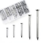 OMOTOOL Brick Steel Nails Assortment Kit (275 pcs) Galvanized Concrete-0