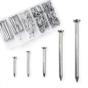OMOTOOL Brick Steel Nails Assortment Kit (275 pcs) Galvanized Concrete-0