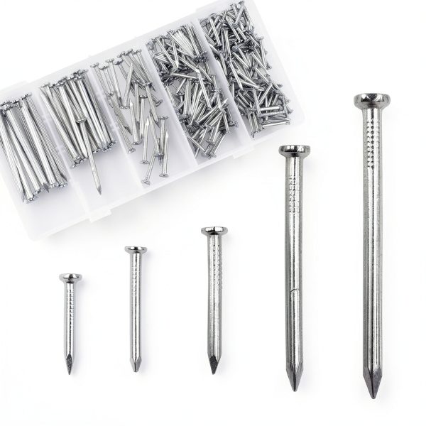 OMOTOOL Brick Steel Nails Assortment Kit (275 pcs) Galvanized Concrete-0