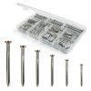 395 PC Brick Steel Nails Assortment Kit - Galvanized Masonry & Wood-0
