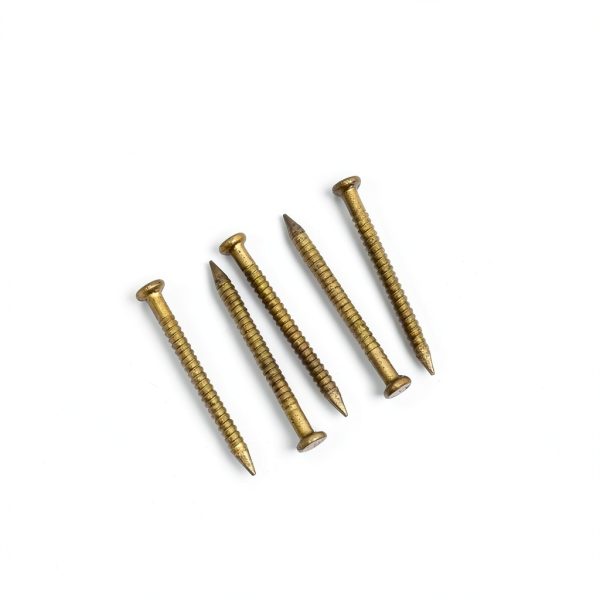 Everbilt Brown Paneling Nail for Wood Studs, Ring Shank 1in Pack of 40-5
