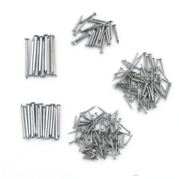 OMOTOOL Brick Steel Nails Assortment Kit (275 pcs) Galvanized Concrete-2