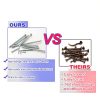 395 PC Brick Steel Nails Assortment Kit - Galvanized Masonry & Wood-2