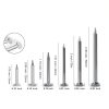 395 PC Brick Steel Nails Assortment Kit - Galvanized Masonry & Wood-1