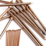 Dubbs Hardware 12-Pack Pure Copper 4-Inch Nail Spikes - Heavy-Duty Tree Stump Root Killer - Eco-Friendly & Chemical-Free Tree Removal - USA-Made Durable Spikes for Landscaping & Gardening-0